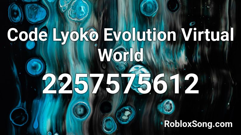 Code Lyoko Evolution Virtual World Roblox ID