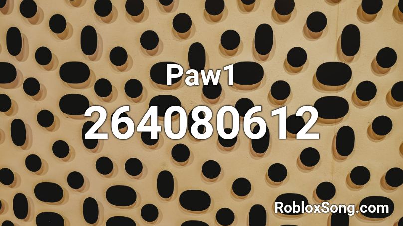 Paw1 Roblox ID