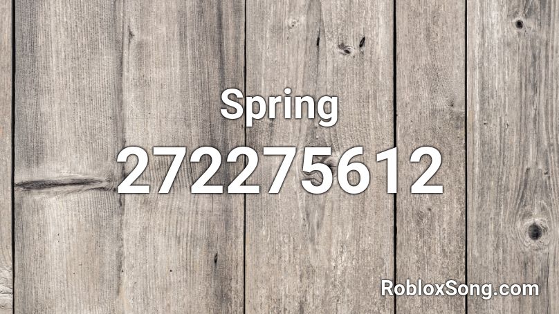 Spring Roblox ID