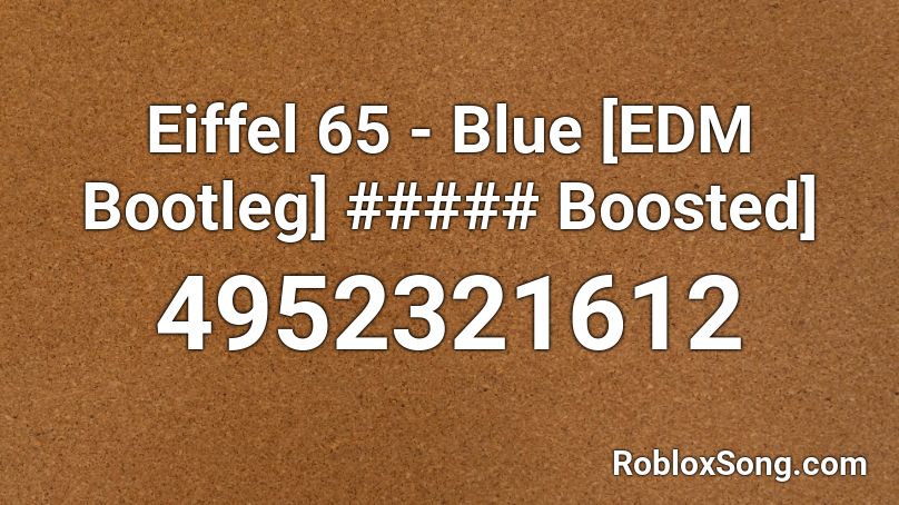 eiffel 65 blue bootleg