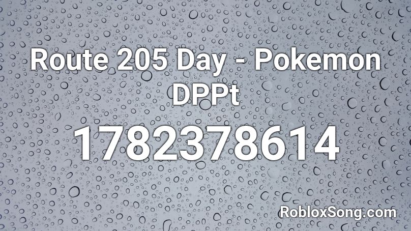 Route 205 Day - Pokemon DPPt Roblox ID
