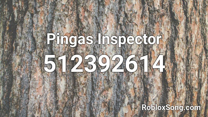 Pingas Inspector Roblox ID