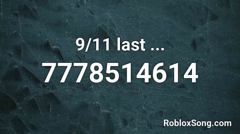 9/11 be like Roblox ID