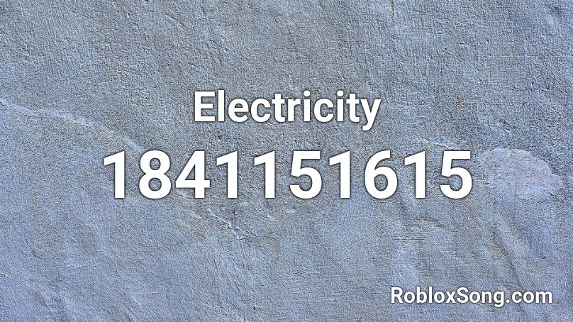 Electricity Roblox ID