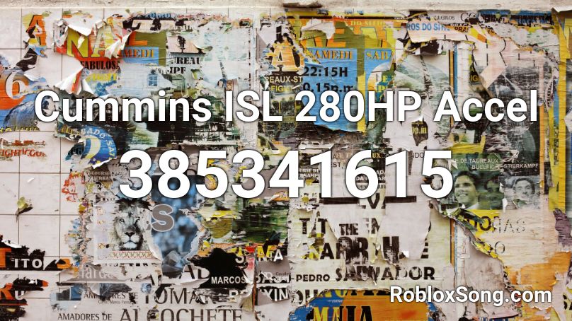Cummins ISL 280HP Accel Roblox ID