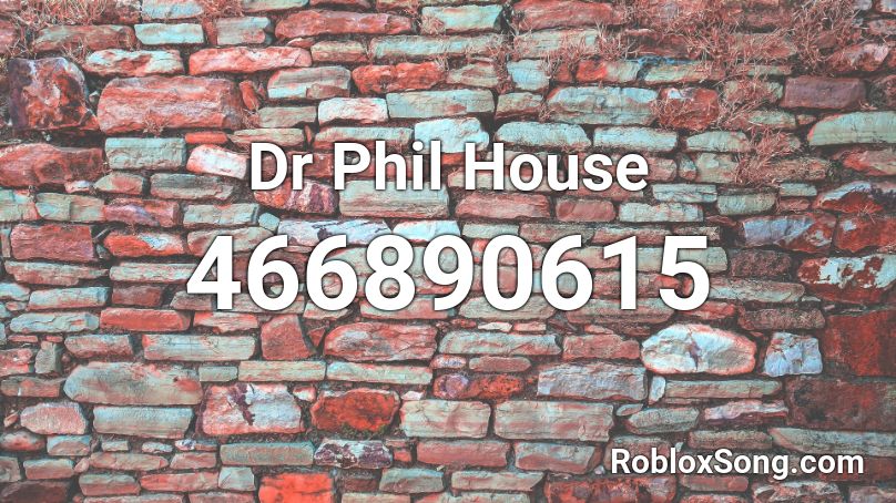 Dr Phil House  Roblox ID