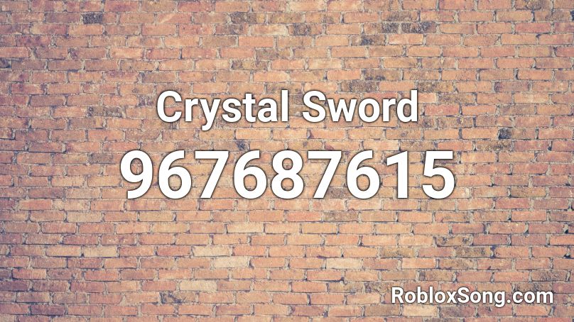Crystal Sword Roblox ID