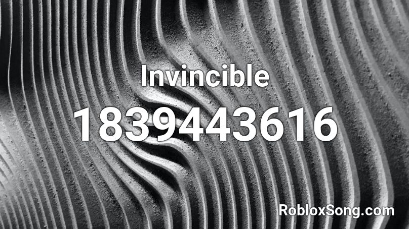 Invincible Roblox ID