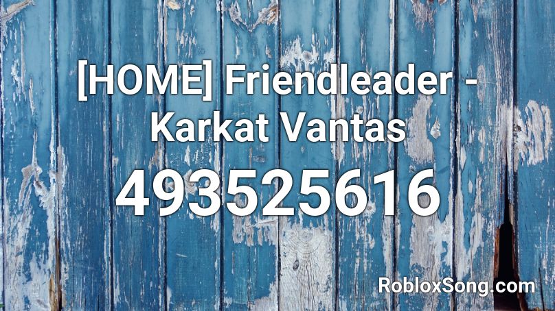 [HOME] Friendleader - Karkat Vantas Roblox ID