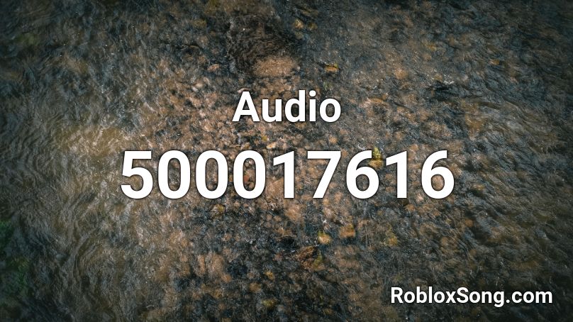 Audio Roblox ID