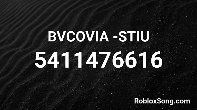 BVCOVIA -STIU Roblox ID