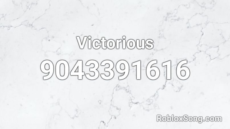 Victorious Roblox ID