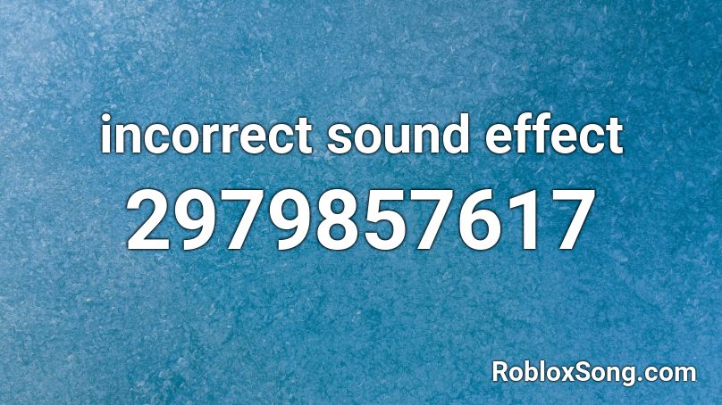 im using this for a roblox id code by 1092 Sound Effect - Tuna