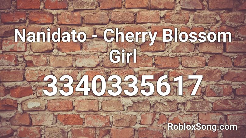 Nanidato - Cherry Blossom Girl Roblox ID