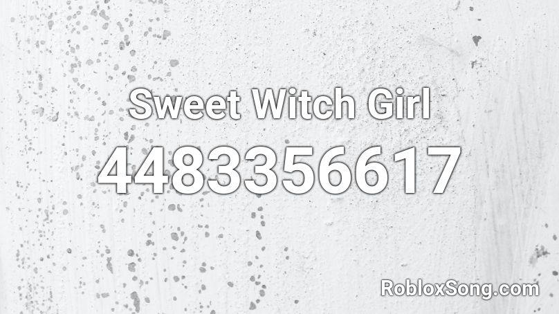 Sweet Witch Girl Roblox ID