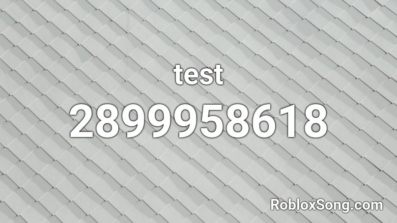 test Roblox ID