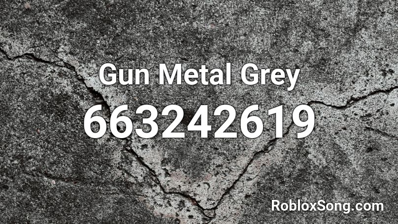 Gun Metal Grey Roblox ID