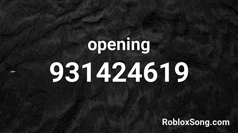 opening Roblox ID