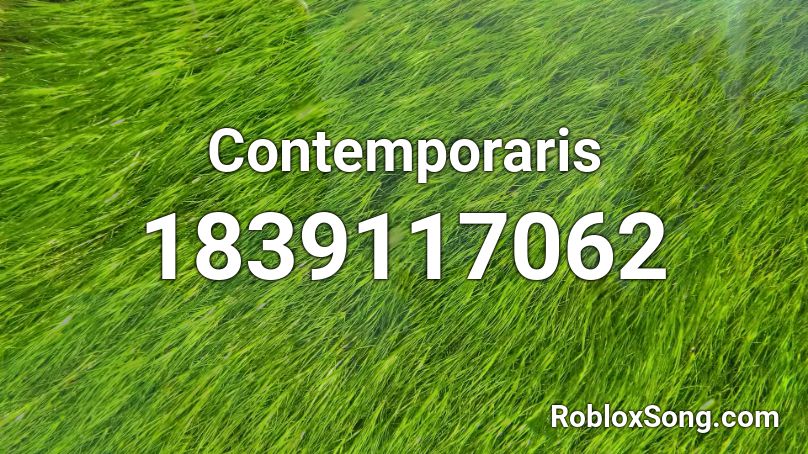 Contemporaris Roblox ID