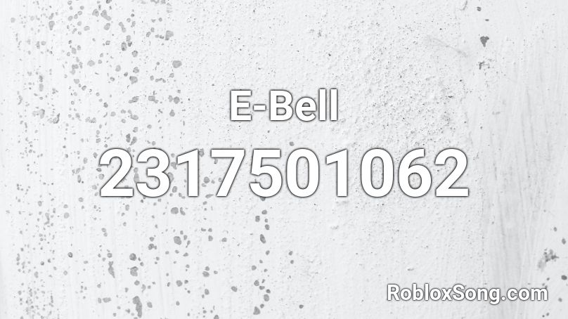 E-Bell Roblox ID