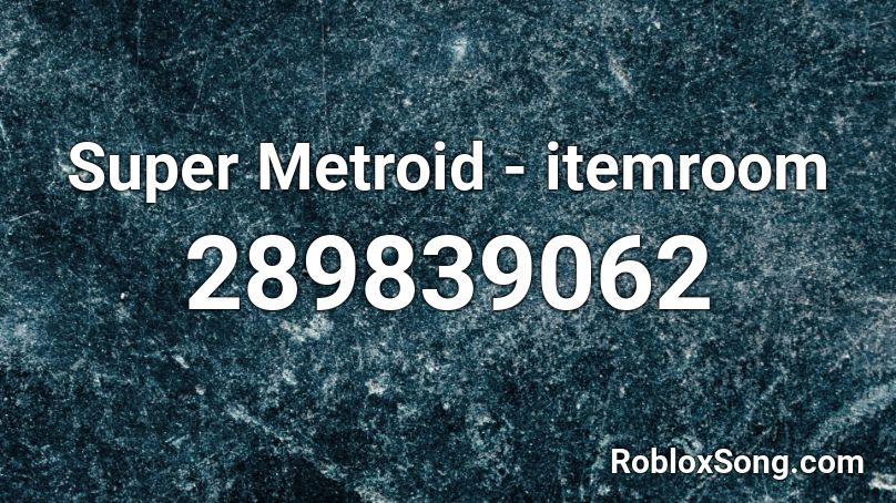 Super Metroid - itemroom Roblox ID
