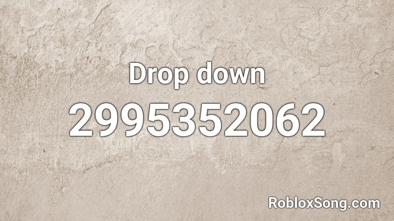 Drop down Roblox ID
