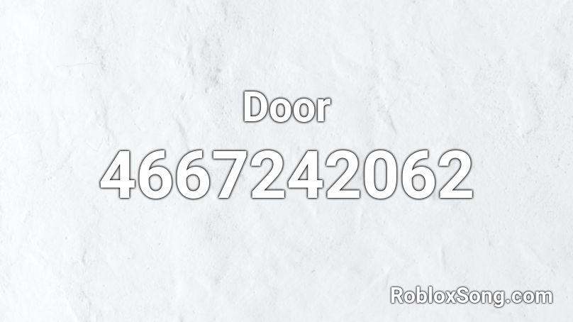 Door Roblox ID