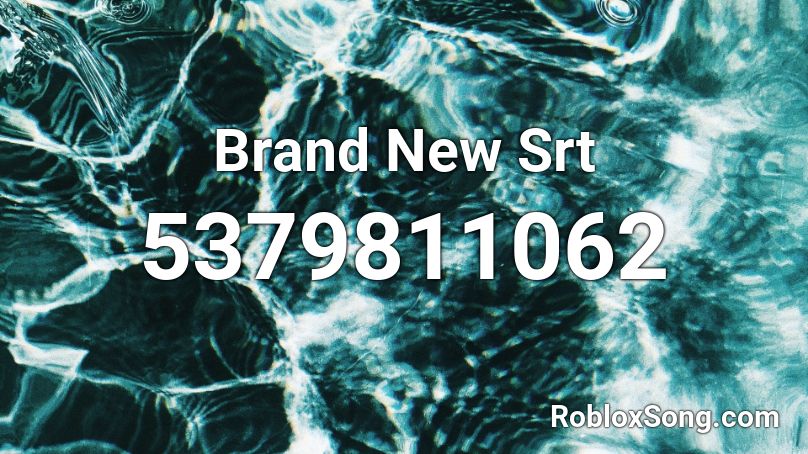 Brand New Srt Roblox ID