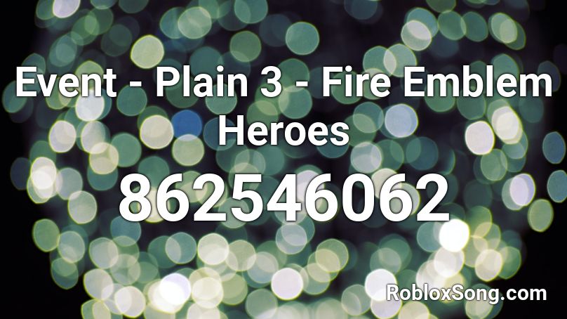 Event - Plain 3 - Fire Emblem Heroes Roblox ID