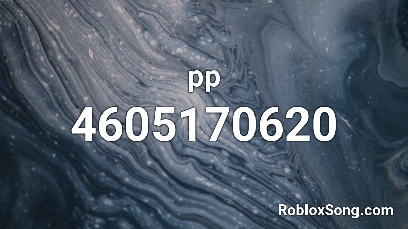 pp Roblox ID