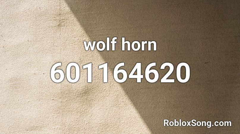 wolf horn Roblox ID