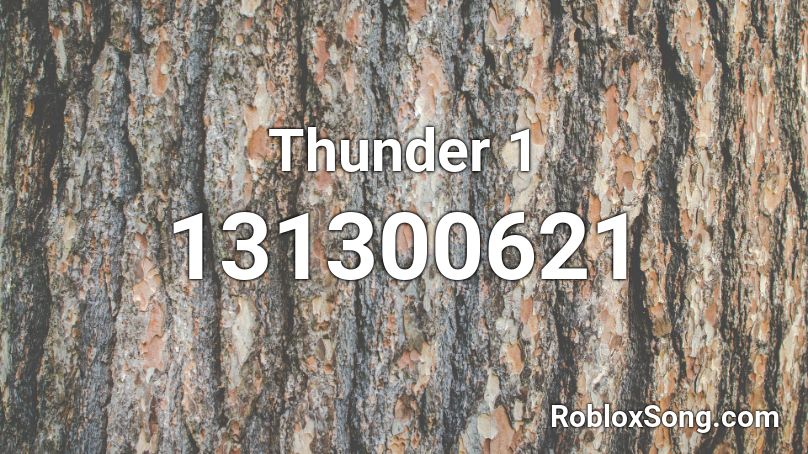 Thunder 1 Roblox ID