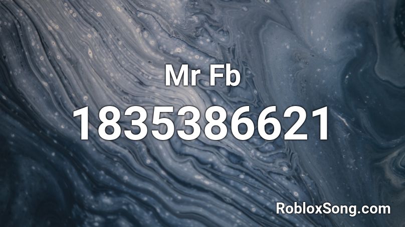 Mr Fb Roblox ID