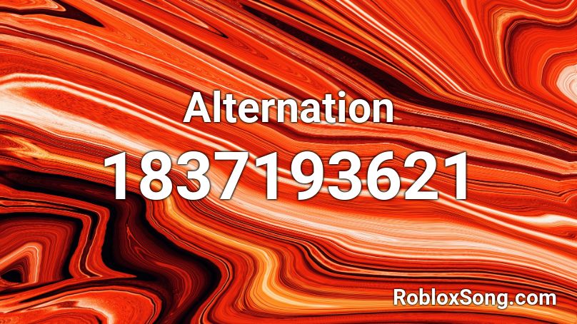 Alternation Roblox ID