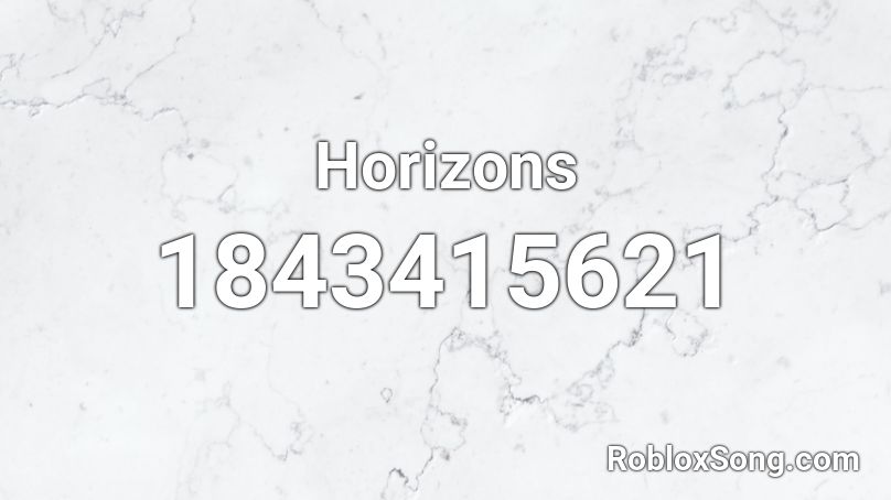 Horizons Roblox ID