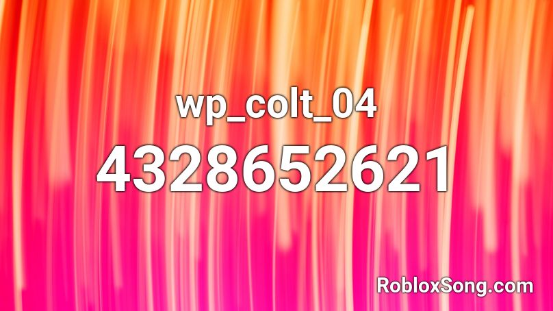 wp_colt_04 Roblox ID