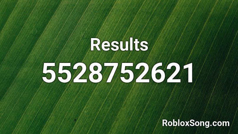 Results Roblox ID