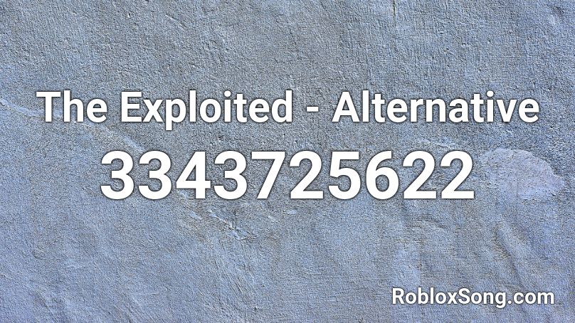 The Exploited  -  Alternative Roblox ID