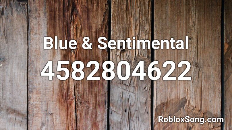 Blue & Sentimental Roblox ID