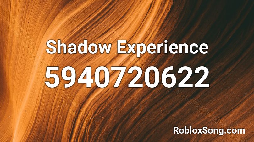 Shadow Experience  Roblox ID