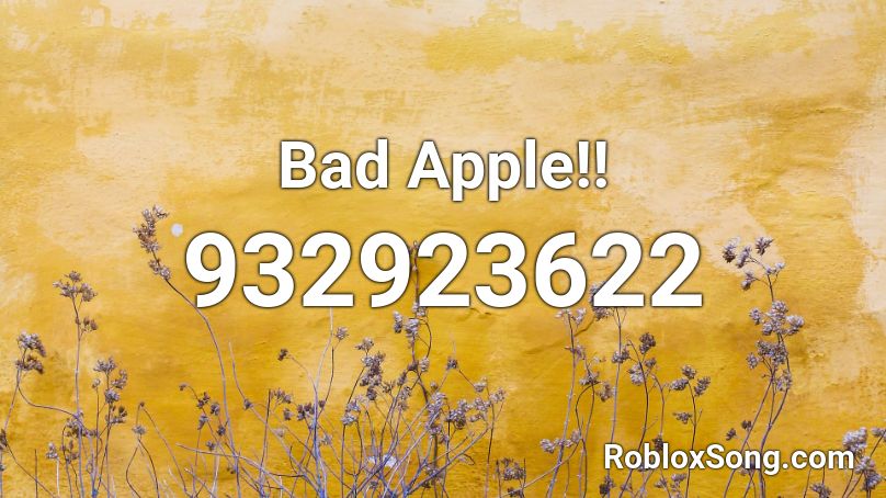Bad Apple!! Roblox ID