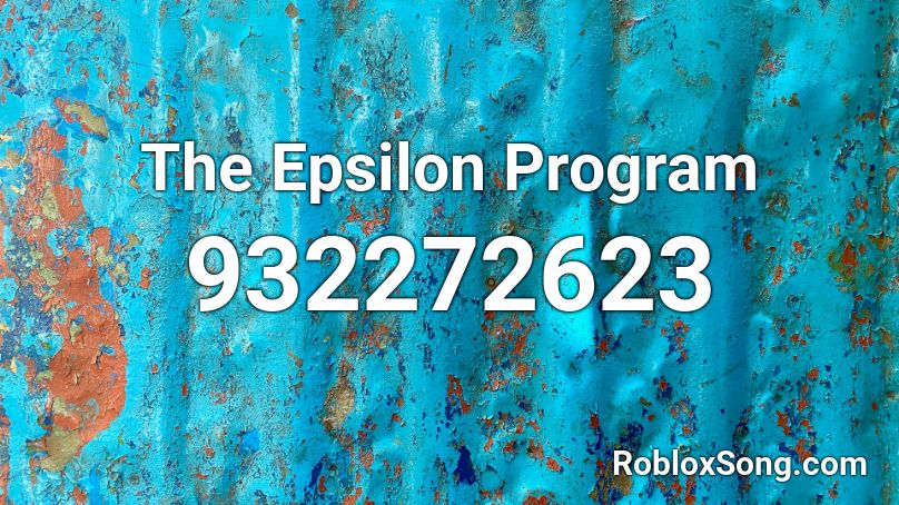 The Epsilon Program Roblox ID