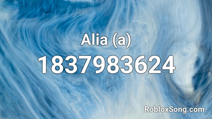 Alia (a) Roblox ID