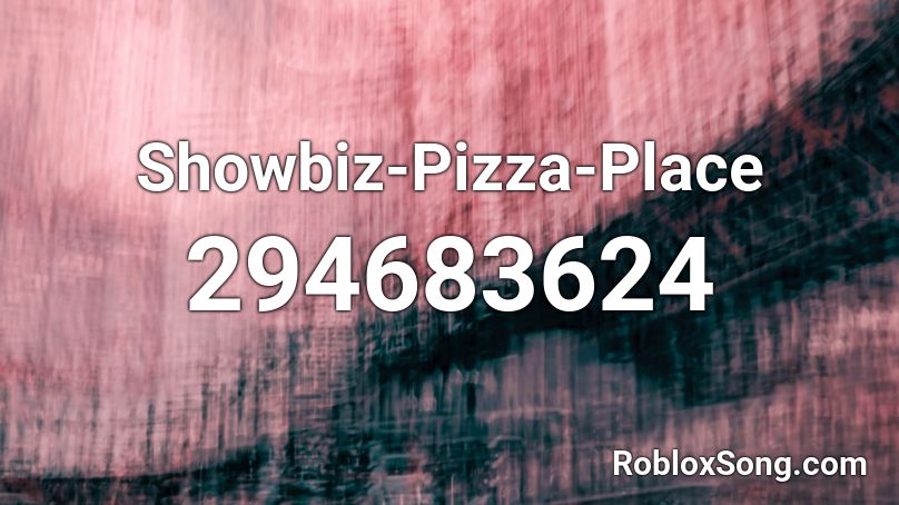 roblox pizza song id