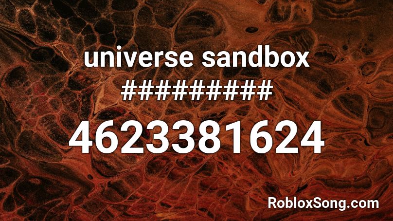 Universe Sandbox Ascend Roblox ID