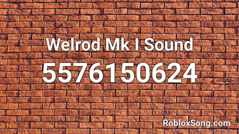 Welrod Mk I Sound Roblox ID