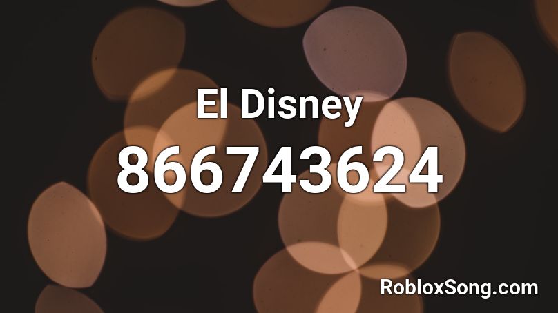 El Disney Roblox ID