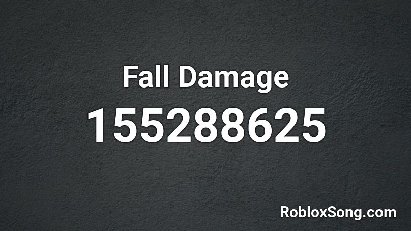 Fall Damage  Roblox ID