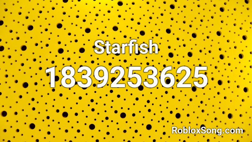 Starfish Roblox ID