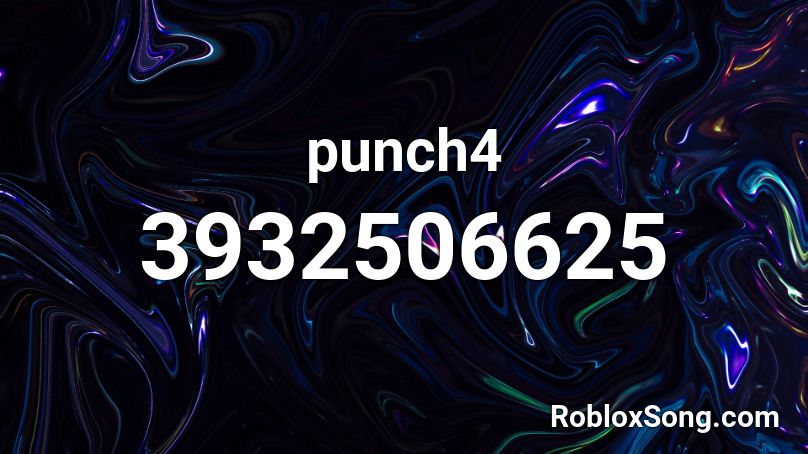 punch4 Roblox ID